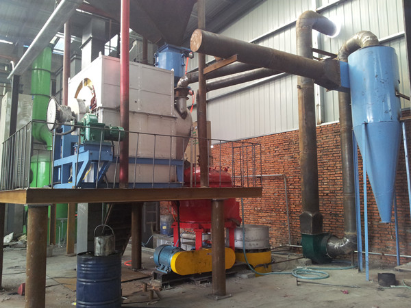 覆膜砂設備現場圖